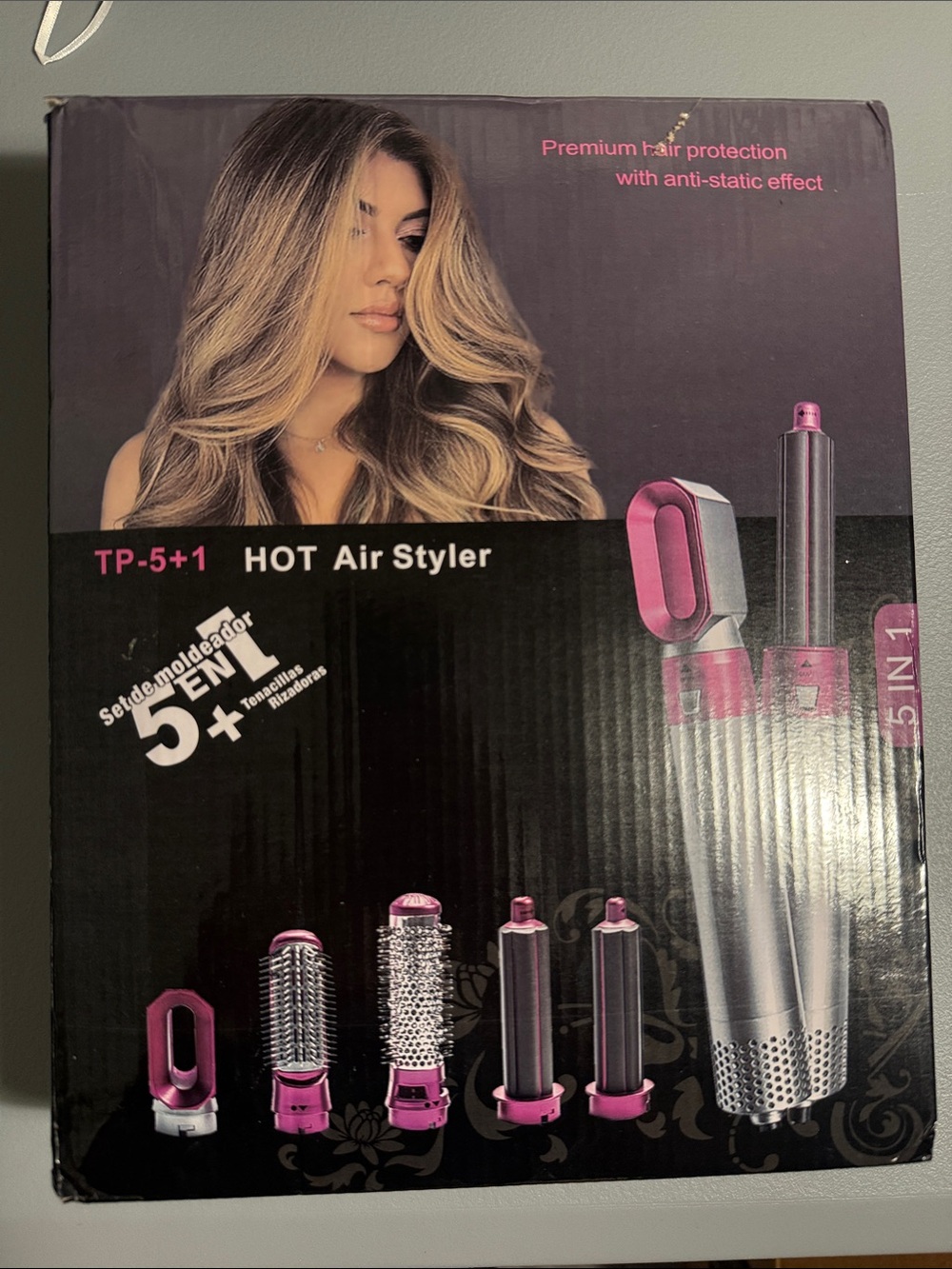 Hot Air Styler 5-in-1 Hair Tool - Pink